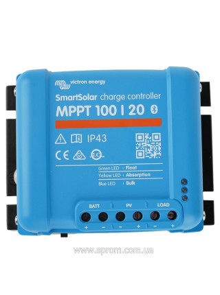 Контролер заряду Victron Energy SmartSolar MPPT 100/20